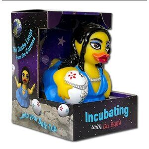 Incubating With Da Eggy Rubber Duck Bath Toy